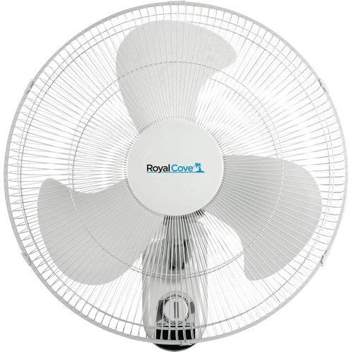 Royal Cove 2477855 3-Speed Oscillating Wall Mount Fan, 18