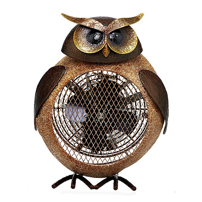 Deco Breeze Owl Figurine Heater Fan