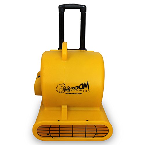 1/3 Horsepower Zoom Centrifugal Floor Dryer, Air Mover Commercial Quality Carpet Blower with Handle and Wheel Kit