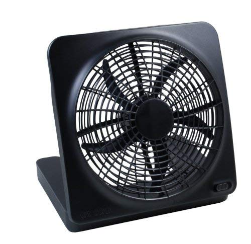 O2 Cool Battery Powered Indoor/Outdoor Fan, 10-inch