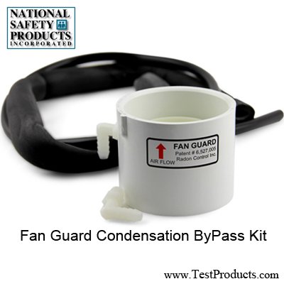 FanGuard Radon Fan Condensate Bypass Kit - 4
